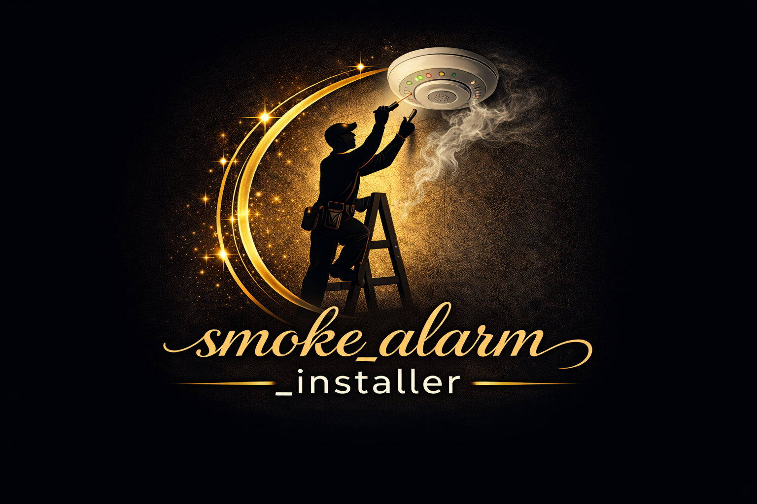 Smoke Alarm Installer Cwmbran Logo